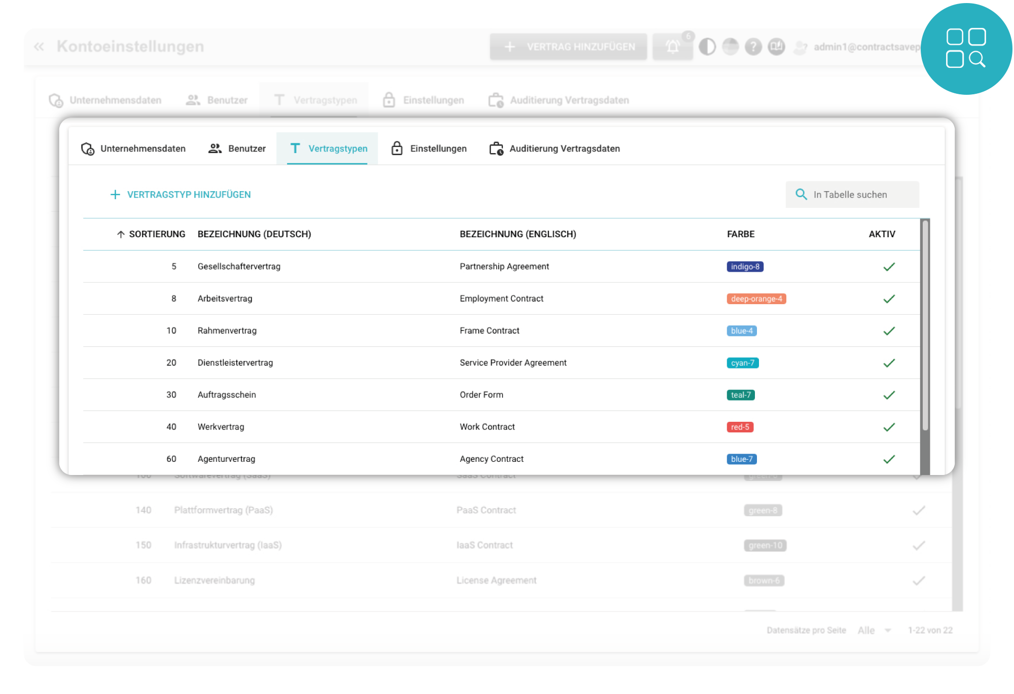ContractSilo Dashboard