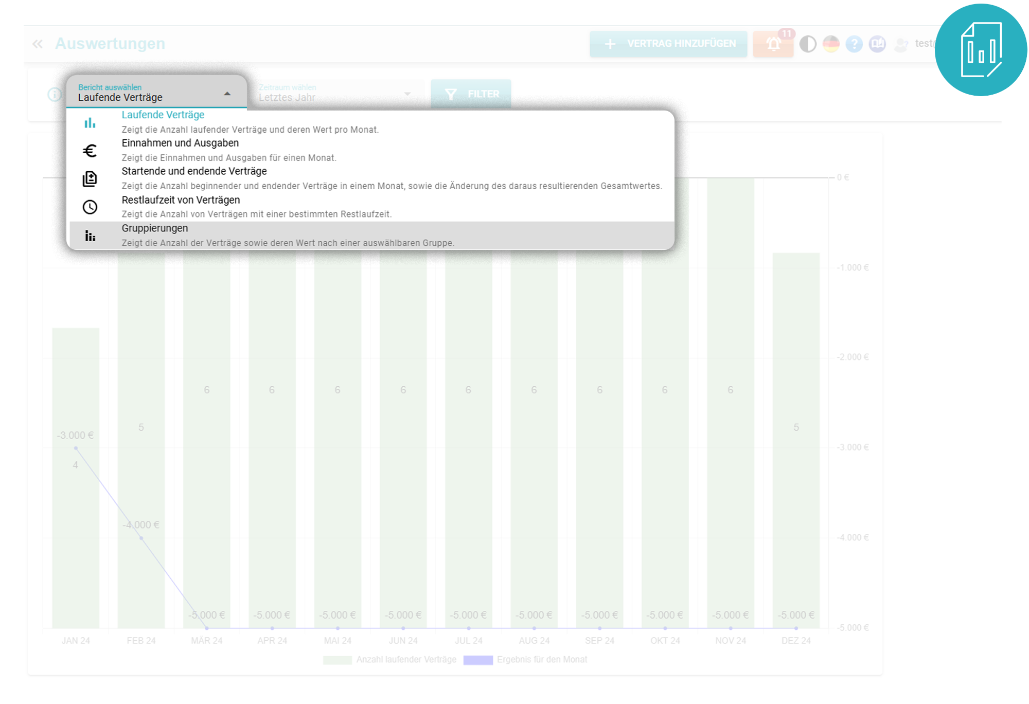 ContractSilo Dashboard